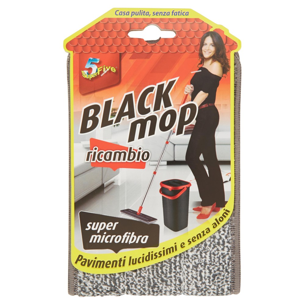 Ricambio Per Sistema Lavapavimenti Black Mop Super5,Conf. Da Pz.1