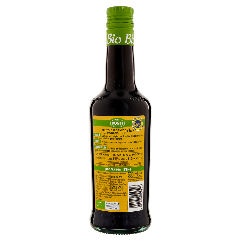 Aceto Balsamico Di Modena Igp Bio Ponti - Foto 3
