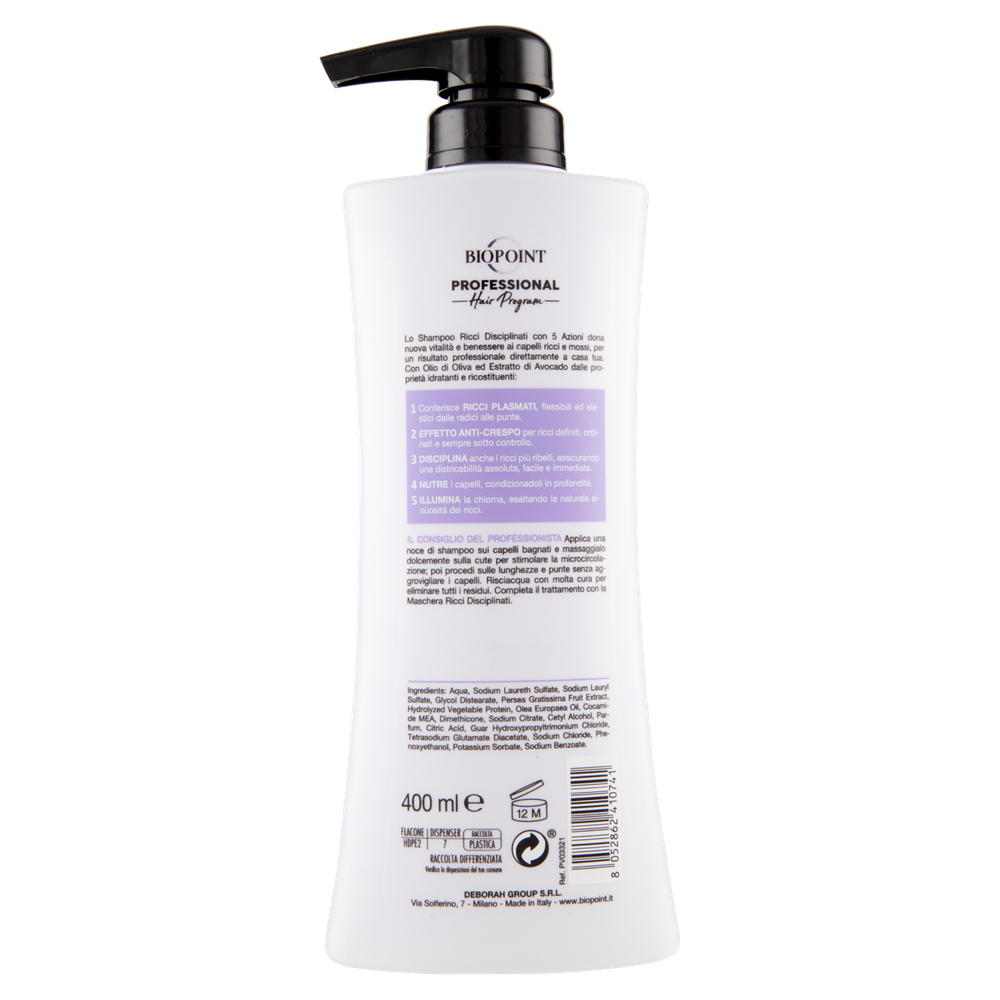 Shampoo Ricci Disciplinati Biopoint - Foto 3