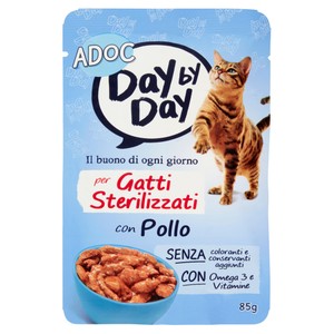 Alimento Umido Day By Day Per Gatti Sterilizzati Con Pollo Adoc - Foto 1