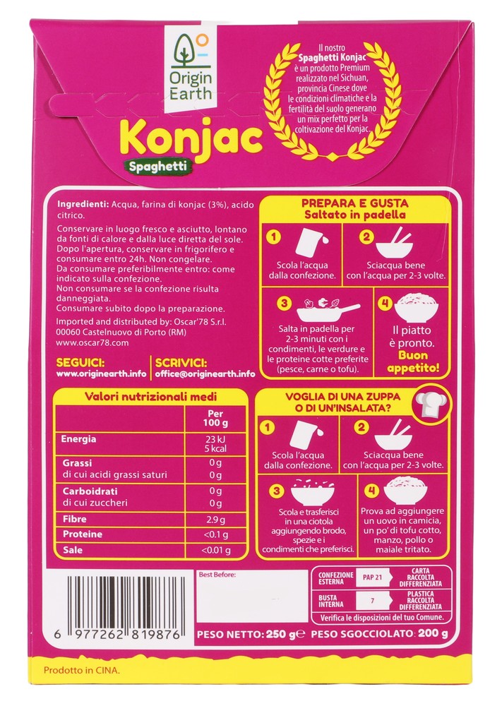 Original Earth Konjac Spaghetti - Foto 3