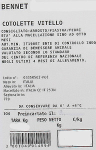 Cotolette Di Vitello Filiera Valore Bennet - Foto 3