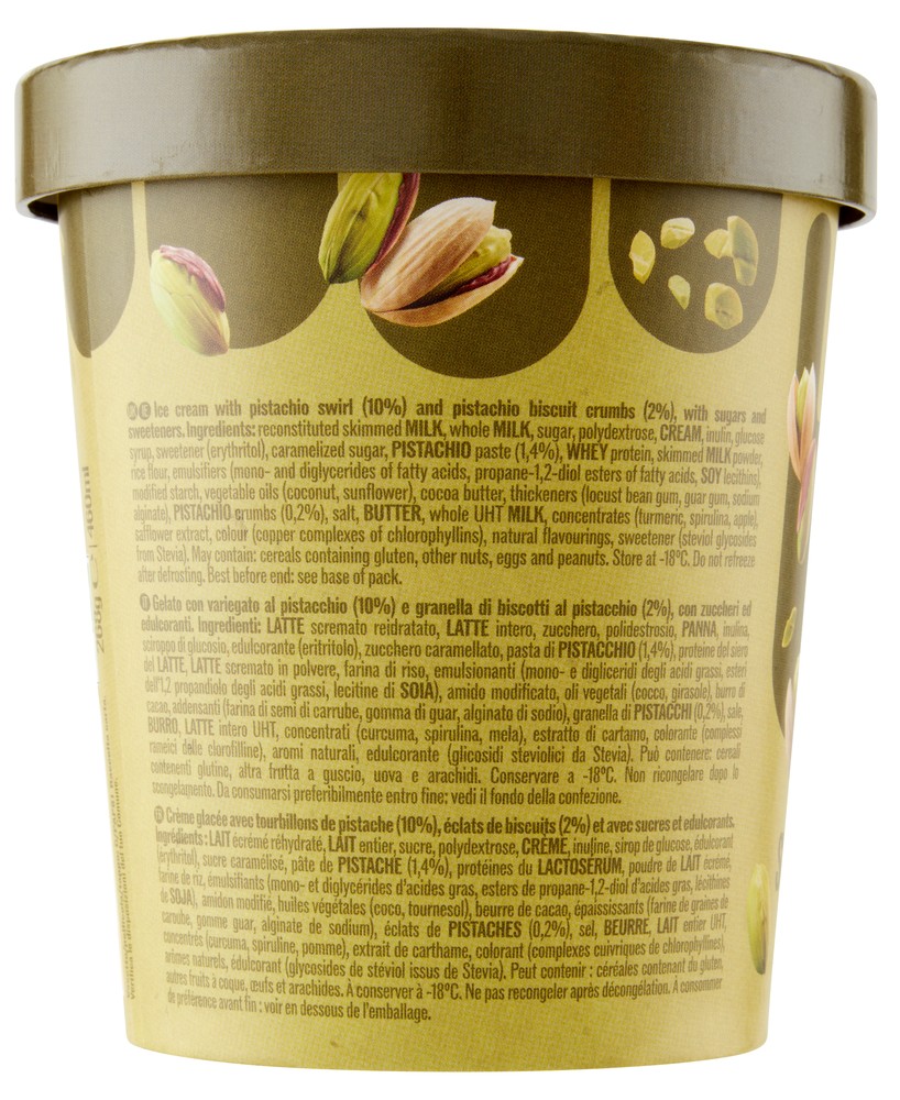 Gelato Variegato Al Pistacchio Con Crumble Al Pistacchio Lec - Foto 2