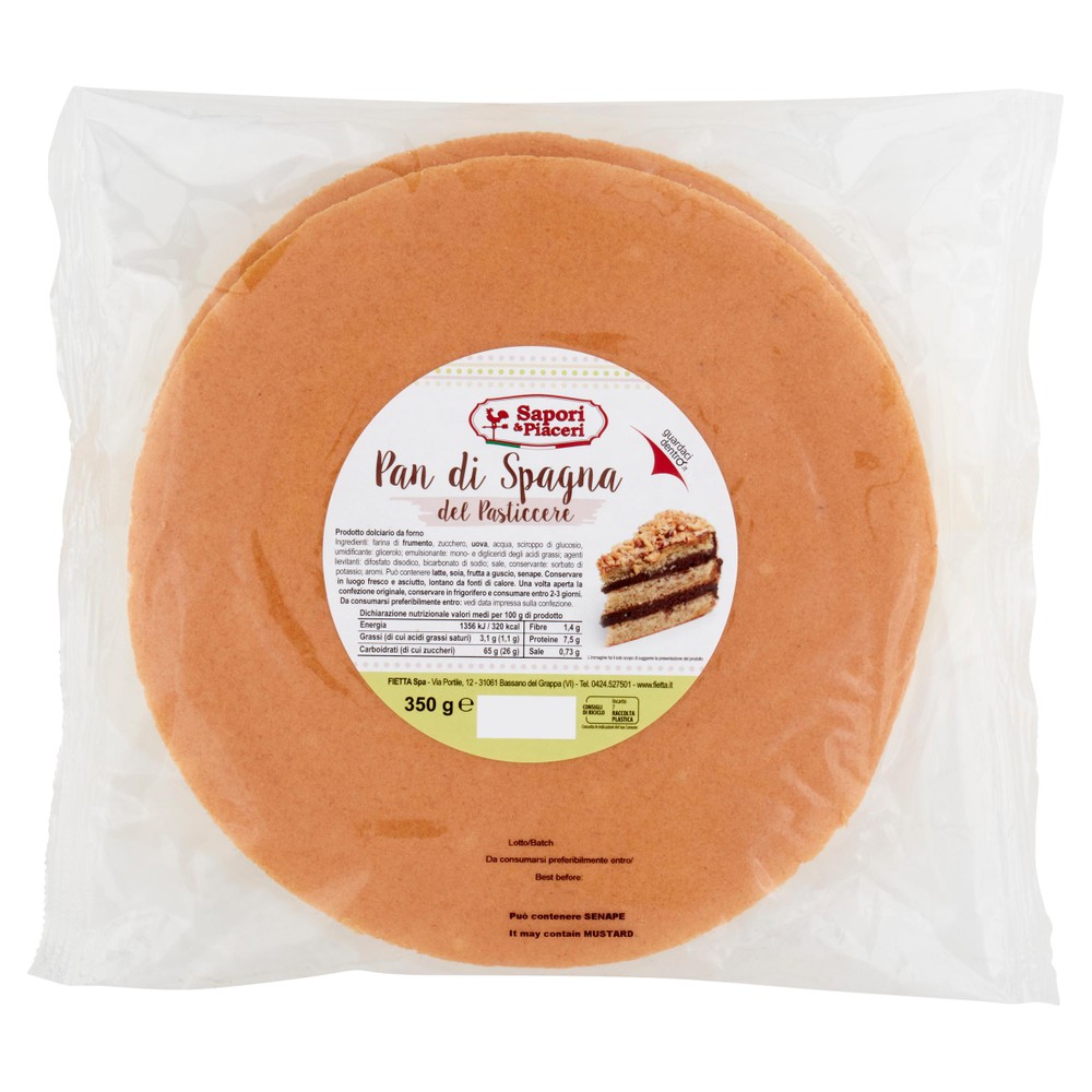 Pan Di Spagna Del Pasticcere Tondo Sapori & Piaceri - Foto 1