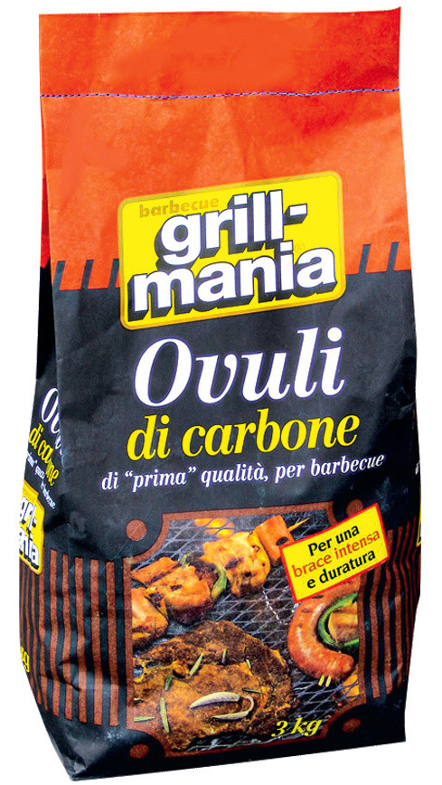 Ovuli Di Carbone Grill Mania Kg.3 - Foto 1
