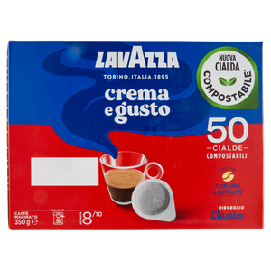 Caffè Crema E Gusto In Cialde Compostabili 50pz Lavazza - Foto 3