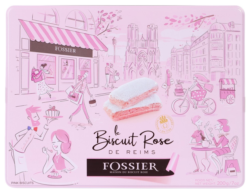 Biscotti Rosa In Latta Boutique Fossier - Foto 1