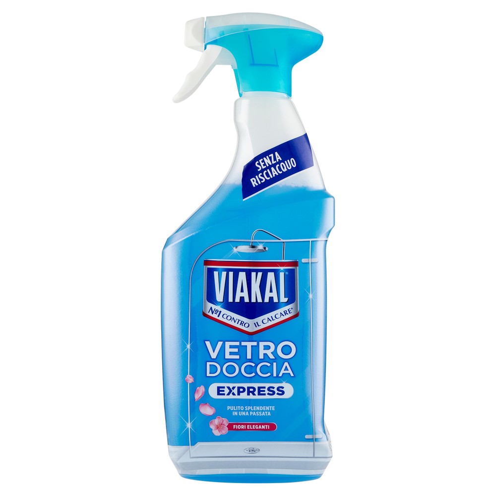 Vetro Doccia Express Spray Blu Viakal - Foto 1