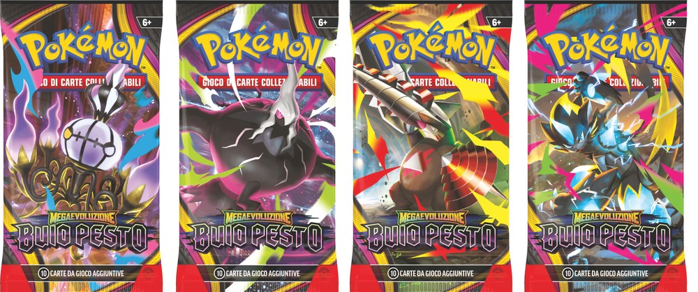Pokemon Megaevoluzione - Buio Pesto Busta 10 Carte - Foto 1