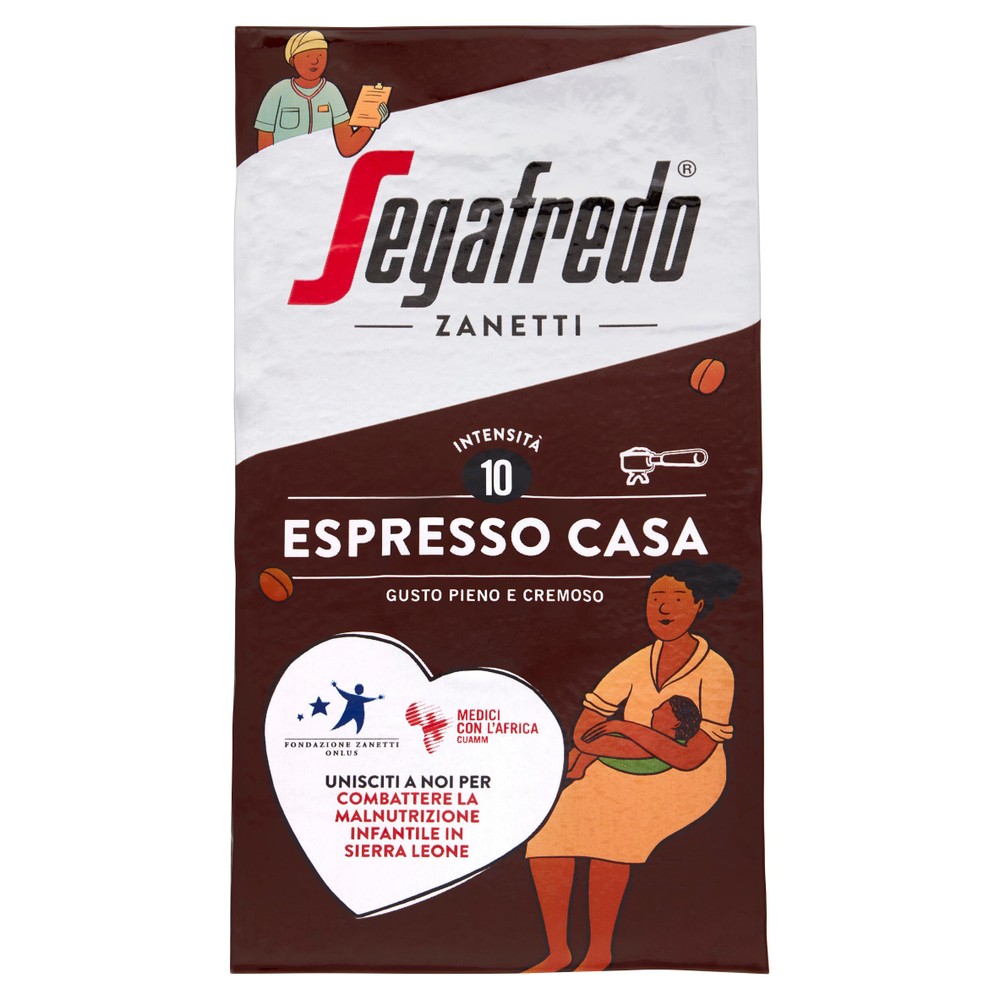 Caffe' Macinato Espresso Casa Segafredo Zanetti