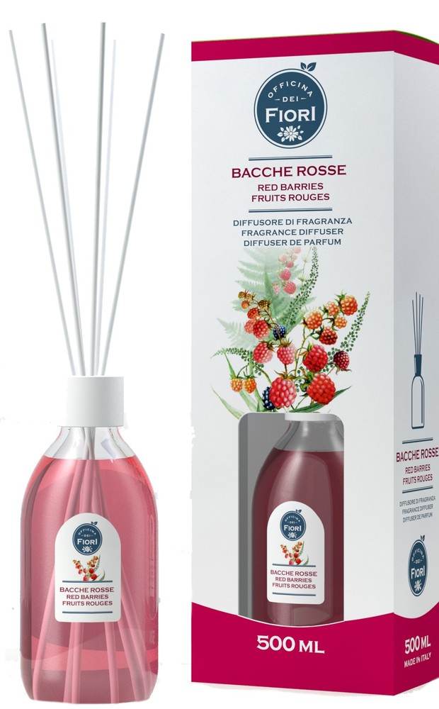 Diffusore Ambiente 500ml Officina Dei Fiori Bacche Rosse - Foto 1