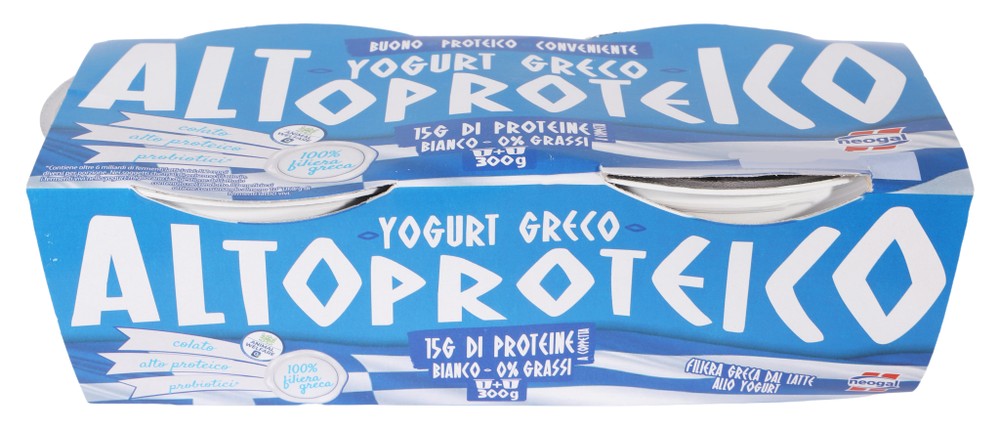 Yogurt Greco Bianco Naturale 0% Alto Proteico Neogal - Foto 2