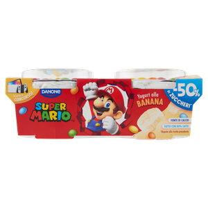 Yogurt Con Confettini Banana 2x110g Danone Super Mario - Foto 1