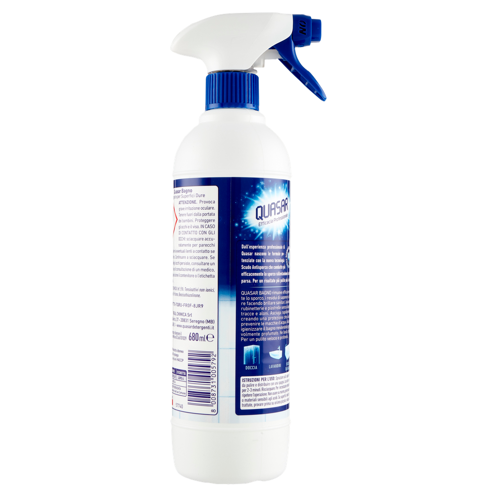 Detergente Spray Bagno Igienizzante Anticalcare Quasar - Foto 3