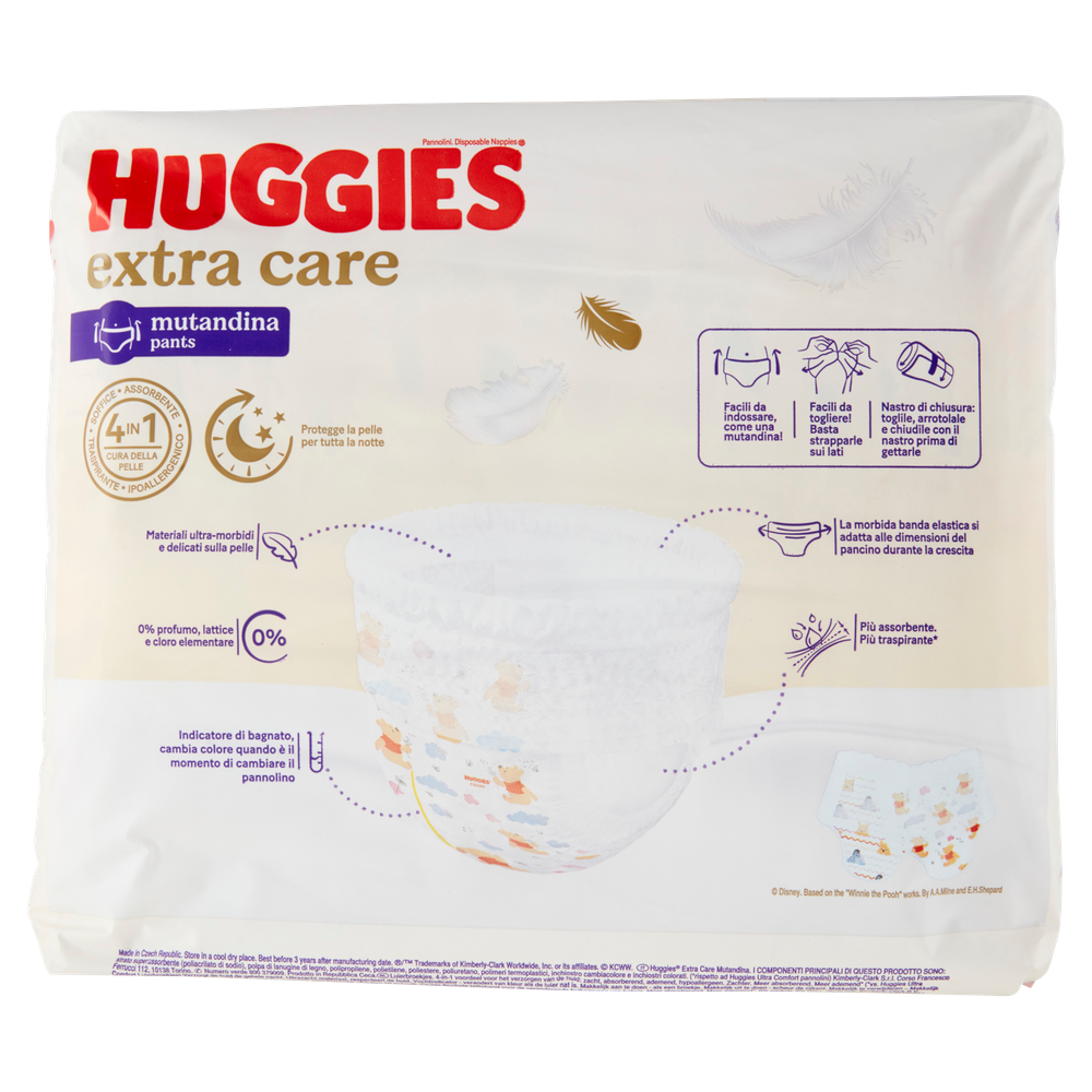 Pannolini Huggies Extra Care Mutandina Taglia 4 - Foto 3