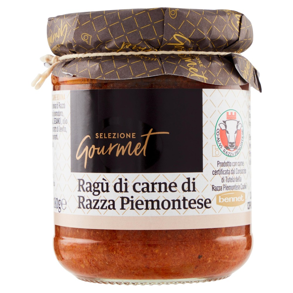 Ragu' Di Carne Di Razza Piemontese Selezione Gourmet Bennet - Foto 1