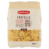 Farfalle N.65 Pasta Di Semola Di Grano Duro Bennet Farfalle N.65 Pasta Di Semola Di Grano Duro Bennet