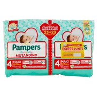 Pannolini Baby Dry Mutandino 2x23, Taglia 4 Maxi (8-15 Kg) Pampers