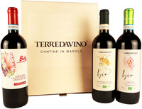 Confezione In Legno Terre Da Vino Bio 3 Bottiglie Confezione In Legno Terre Da Vino Bio 3 Bottiglie