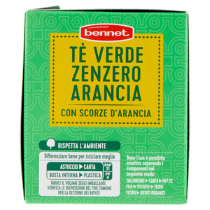 Te' Verde Zenzero Arancia Bennet 25 Filtri - Foto 2