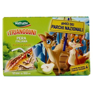 Succo E Polpa Alla Pera I Triangolini 12x100 Ml. Valfrutta - Foto 1