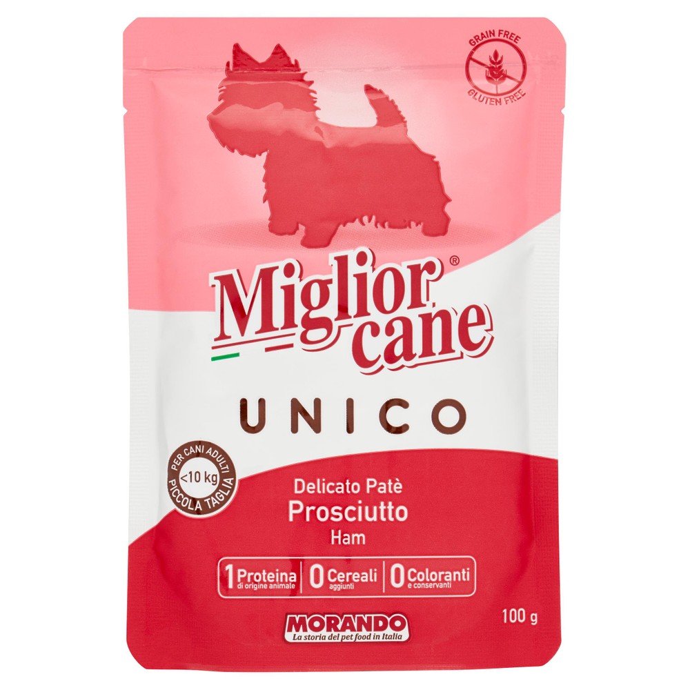 Alimento Umido Per Cani Pate' Prosciutto Unico Migliorcane - Foto 1