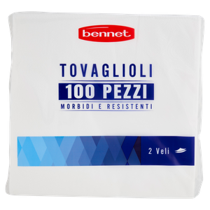 Tovagliolo 2 Veli Bianco Bennet - Foto 3