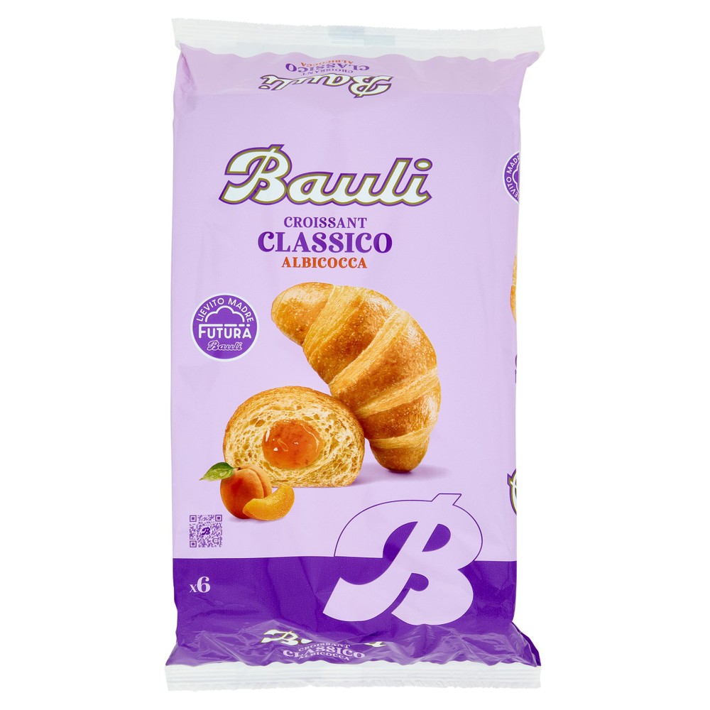 Croissant All'albicocca Lievitazione Naturale 6x50g Bauli - Foto 1