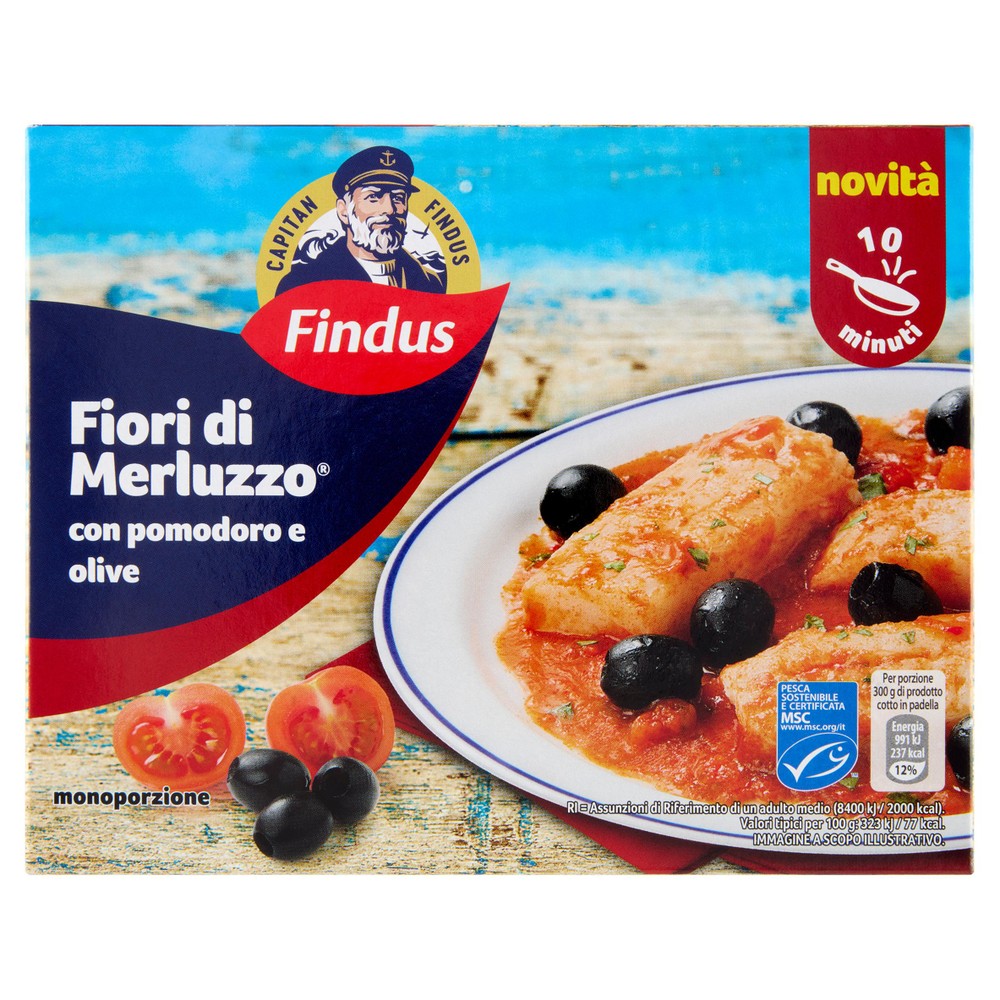 Fior Di Merluzzo Con Pomodoro E Olive Nere Findus - Foto 1