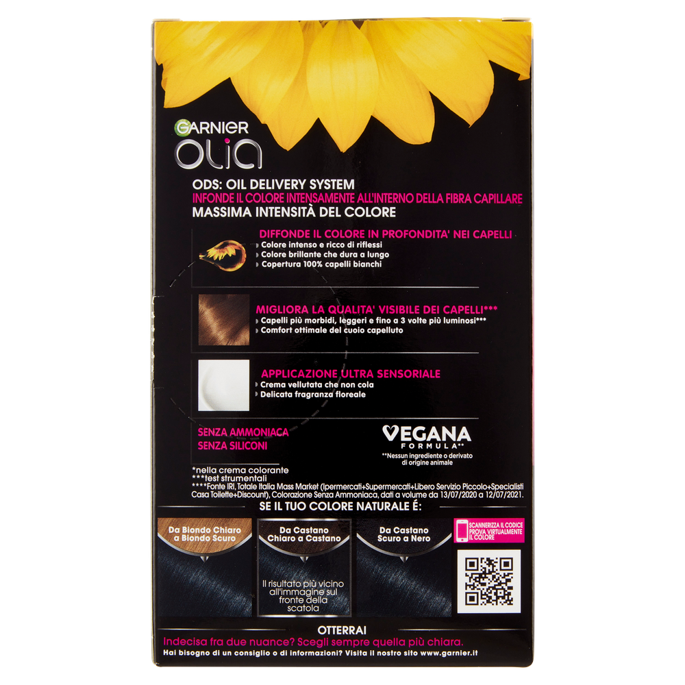 Colorazione Capelli 1.10 Nero Zaffiro Olia Garnier - Foto 3
