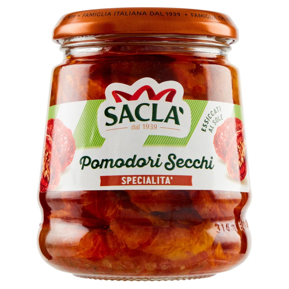 Pomodori Secchi Sott'olio Con Erbe Aromatiche Sacla' - Foto 1