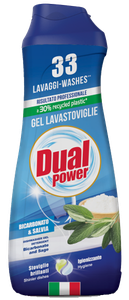 Gel Lavastoviglie Bicarbonato Dual Power 33 Lavaggi