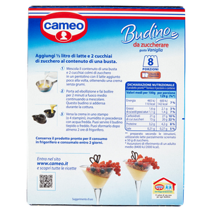 Preparato Per Budino Alla Vaniglia Da Zuccherare 2x35g Cameo - Foto 3