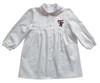 Grembiule Asilo Bambina 3 Anni Bianco Ricamo Stitch