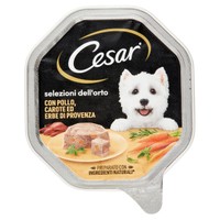 Alimento Umido Per Cani Pollo - carote Cesar Alimento Umido Per Cani Pollo - carote Cesar