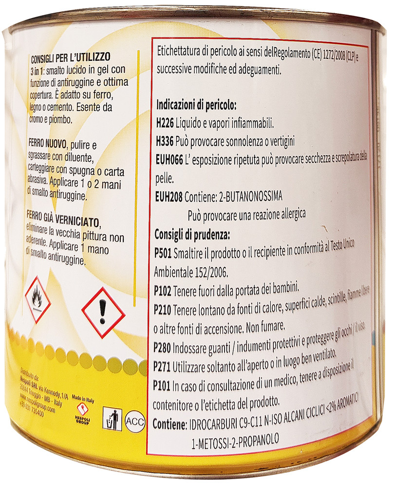 Smalto Antiruggine Antracite 0,75l Bravo Colors - Foto 2