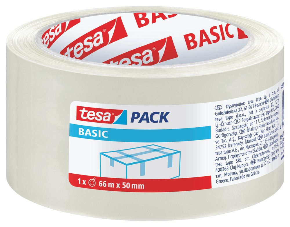 Nastro Per Pacchi Trasparente 66x50 Tesa - Foto 1
