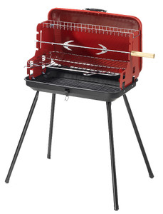 Barbecue A Valigetta Cm 28x46, In Acciaio Verniciato - Foto 1