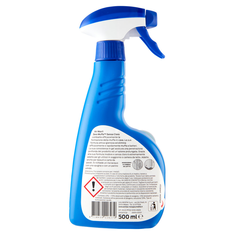 Rimuovi Muffa Zero Muffa Senza Cloro Per Interni Air Max - Foto 3
