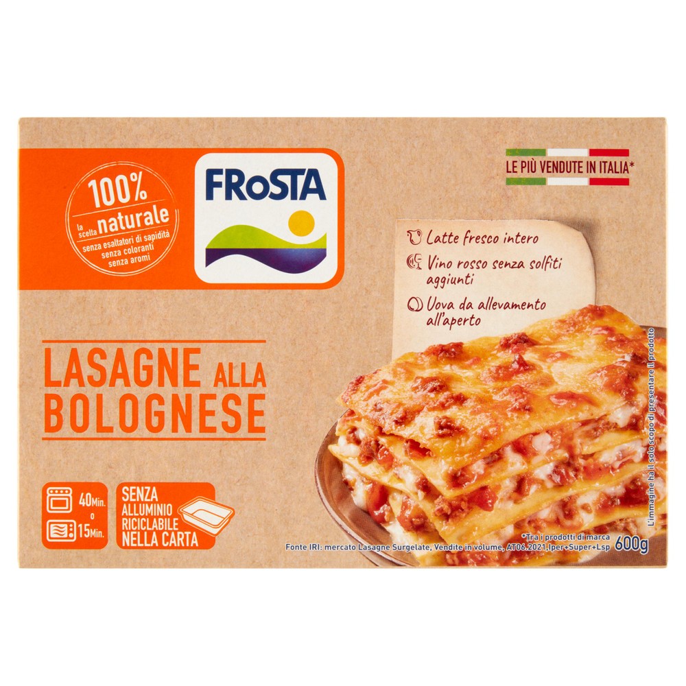 Lasagne Alla Bolognese Surgelate Frosta - Foto 1