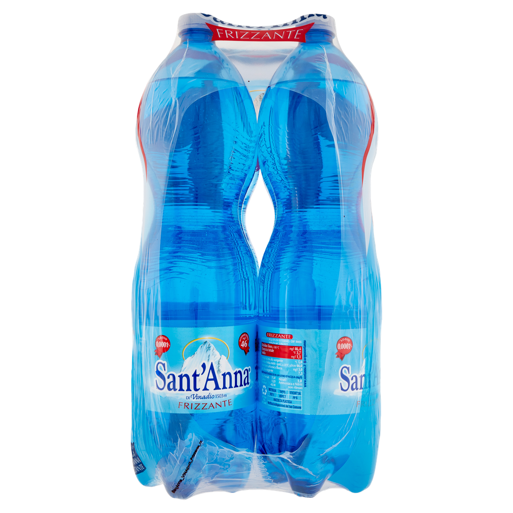Acqua Frizzante Sant'anna 6 Da L.1,5