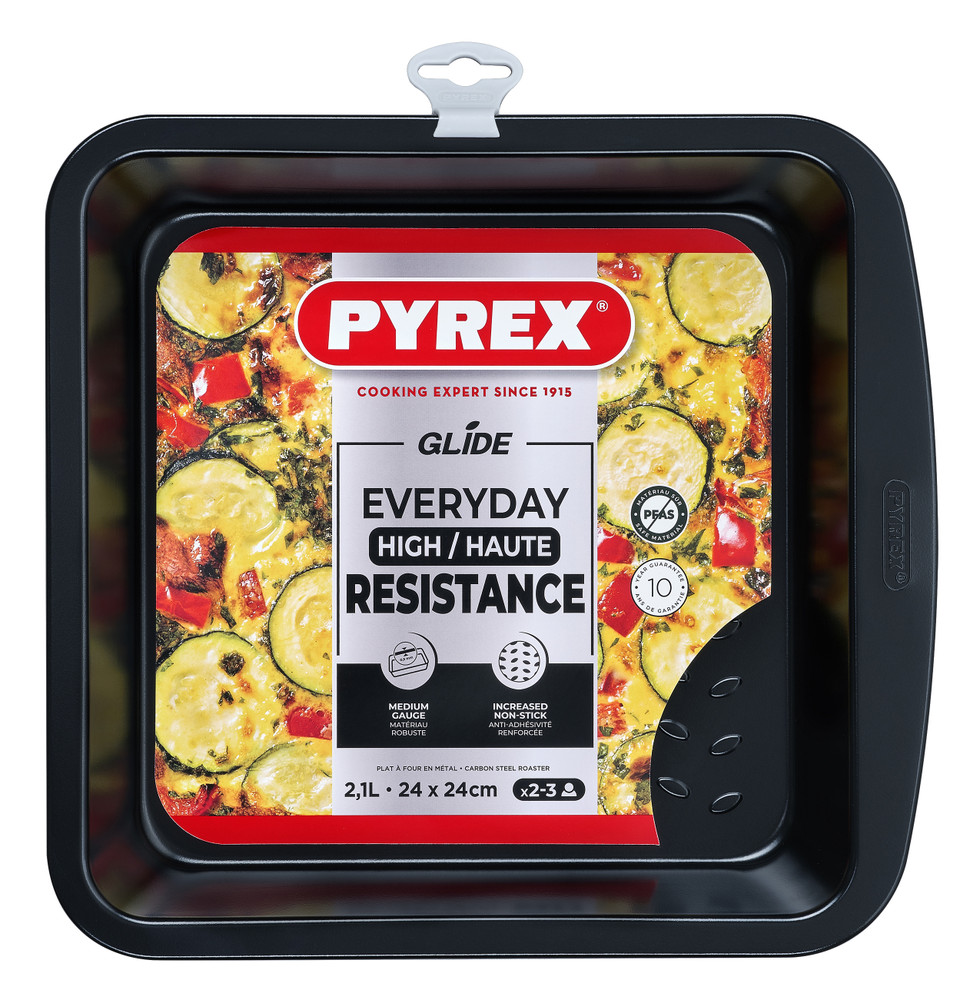 Teglia Pyrex Quadrata Cm 24 - Foto 1