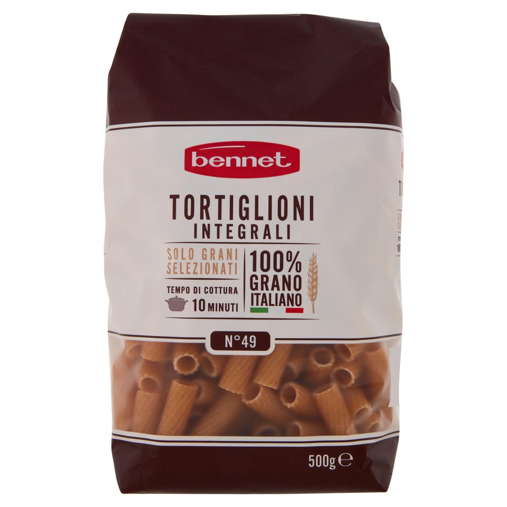 Pasta Tortiglioni Integrali N.49 Bennet - Foto 1