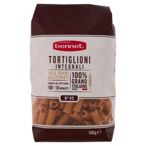 Pasta Tortiglioni Integrali N.49 Bennet - Foto 1