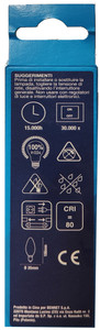 Lampadina Led A Candela 60w E14 Luce Fredda Bennet - Foto 2
