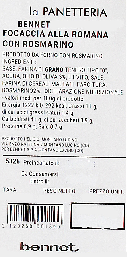 Focaccia Alla Romana - Foto 3