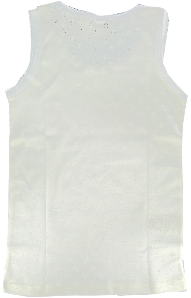 Maglia Intima Bambina Spalla Larga 12/13 Anni Bianco Operato Delinea
