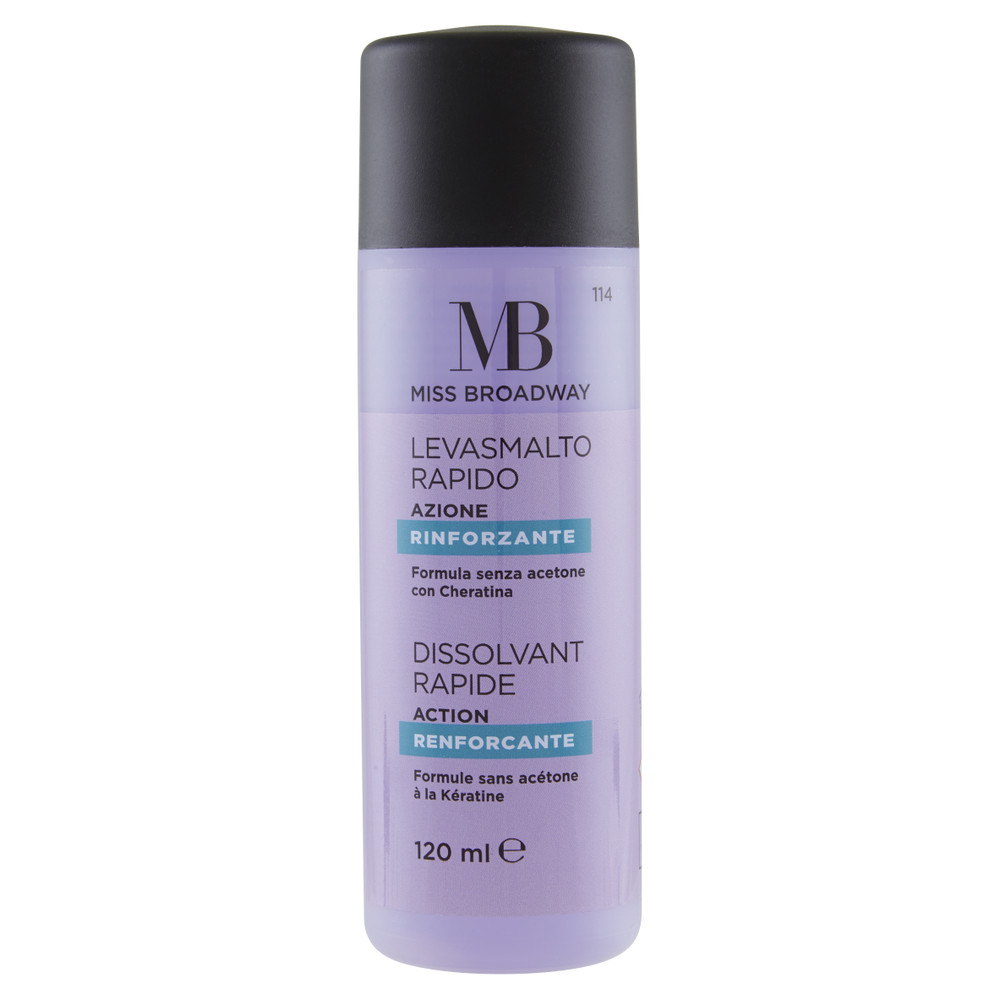 Levasmalto Rapido Azione Rinforzante 120 Ml Miss Broadway - Foto 1