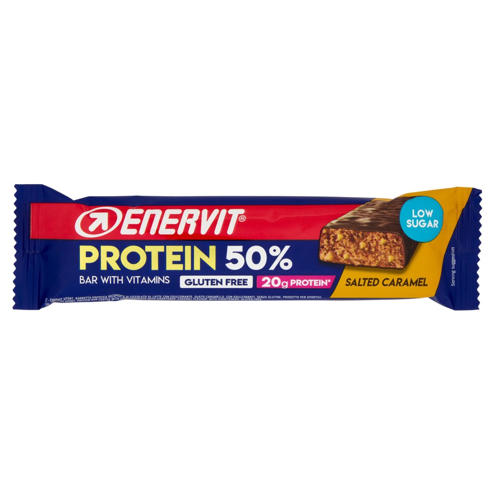 Enervit Protein 50% Bar With Vitamins Salted Caramel 40 G - Foto 1
