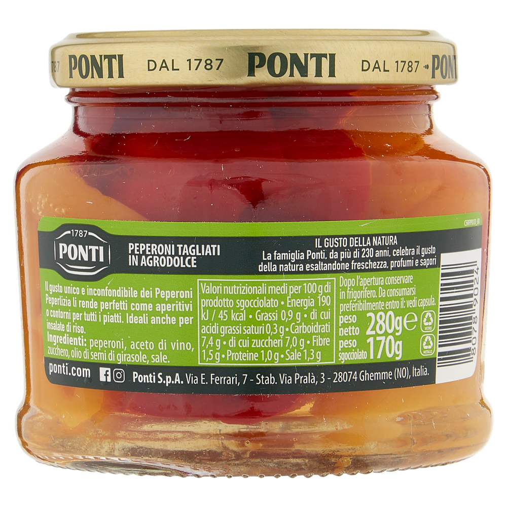 Peperoni Tagliati In Agrodolce Peperlizia Ponti - Foto 3